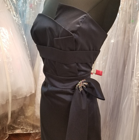 Navy Blue Mini Dress - Picture 2 of 4